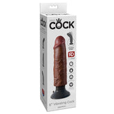 VIBE DILDO 6" BROWN KING COCK